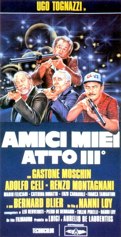 Обложка (Постер) Мои друзья, часть 3 / Amici miei - Atto III° (1985) SATRip Обложка (Постер) Мои друзья, часть 3 / Amici miei - Atto III° (1985) SATRip
