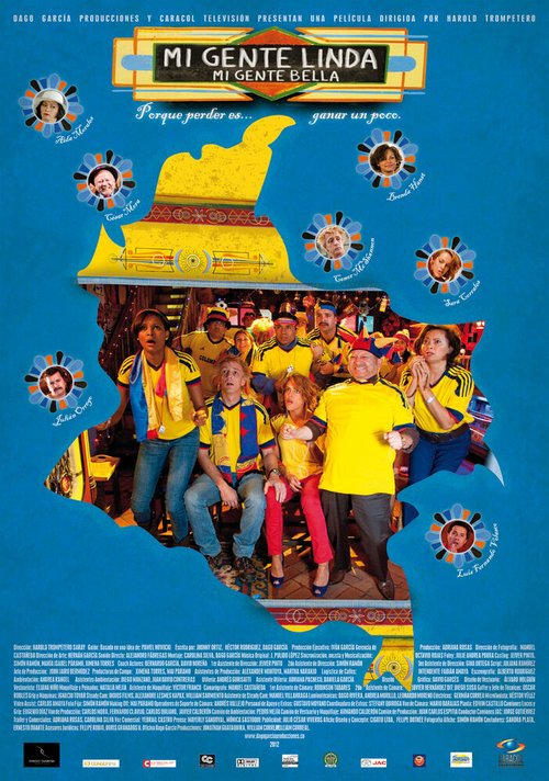 Обложка (Постер) Мои красивые люди, мои красивые люди / Mi gente linda, mi gente bella (2012) HDRip
