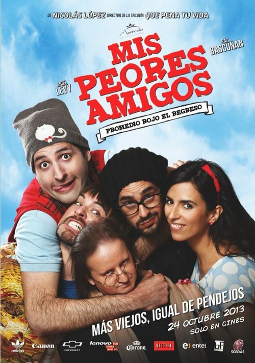 Обложка (Постер) Мои самые худшие друзья / Mis Peores Amigos: Promedio Rojo, El Regreso (2013) HDRip Обложка (Постер) Мои самые худшие друзья / Mis Peores Amigos: Promedio Rojo, El Regreso (2013) HDRip