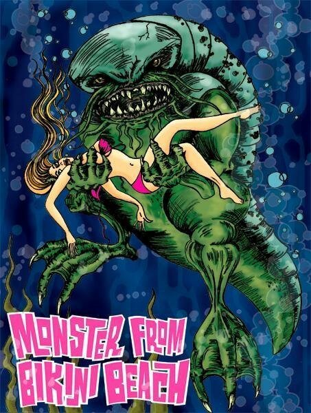Обложка (Постер) Монстр с пляжа бикини / Monster from Bikini Beach (2008) HDRip Обложка (Постер) Монстр с пляжа бикини / Monster from Bikini Beach (2008) HDRip