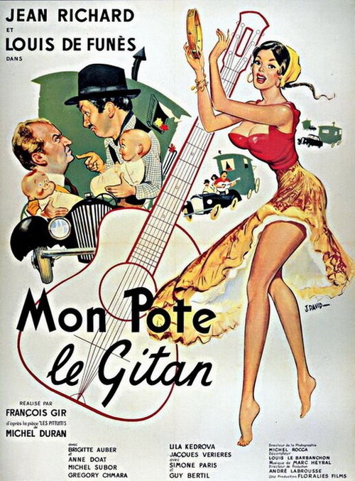 Обложка (Постер) Мой цыганский приятель / Mon pote le gitan (1959) SATRip Обложка (Постер) Мой цыганский приятель / Mon pote le gitan (1959) SATRip