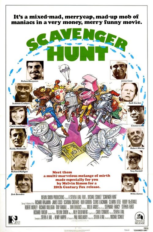 Обложка (Постер) Мусорная охота / Scavenger Hunt (1979) SATRip Обложка (Постер) Мусорная охота / Scavenger Hunt (1979) SATRip
