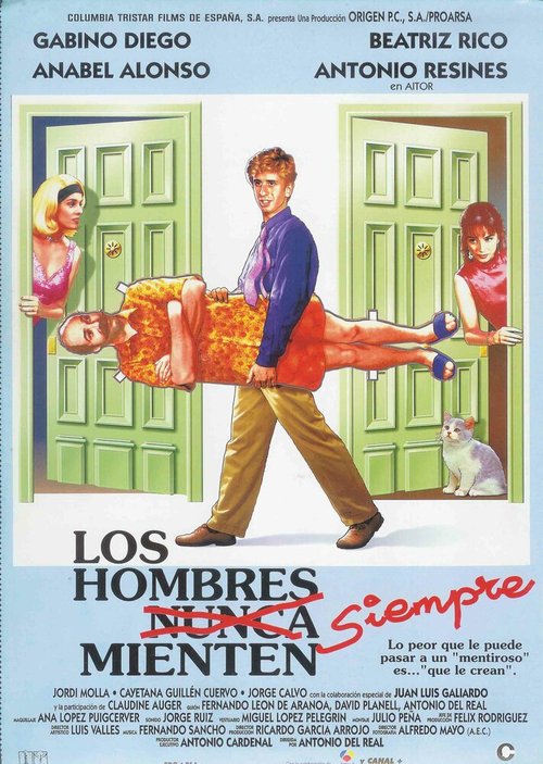 Обложка (Постер) Мужчины всегда думают об этом / Los hombres siempre mienten (1995) HDRip Обложка (Постер) Мужчины всегда думают об этом / Los hombres siempre mienten (1995) HDRip