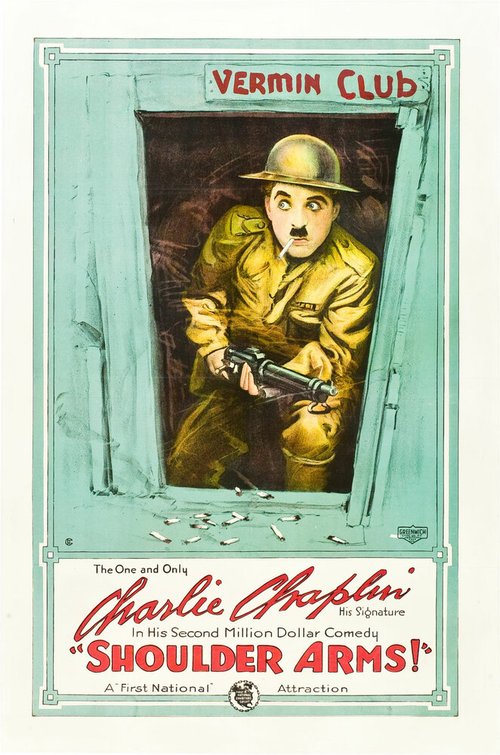 Обложка (Постер) На плечо! / Shoulder Arms (1918) SATRip Обложка (Постер) На плечо! / Shoulder Arms (1918) SATRip