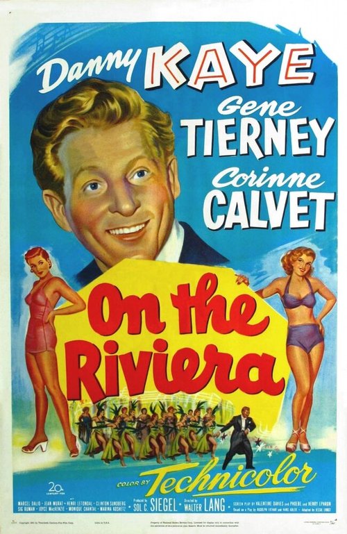 Обложка (Постер) На Ривьере / On the Riviera (1951) SATRip Обложка (Постер) На Ривьере / On the Riviera (1951) SATRip