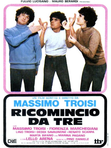 Обложка (Постер) Начну с трех / Ricomincio da tre (1981) SATRip Обложка (Постер) Начну с трех / Ricomincio da tre (1981) SATRip