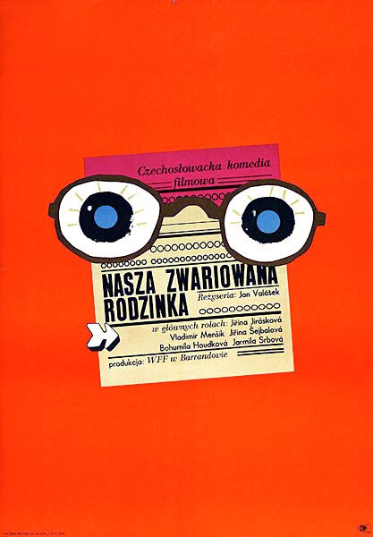 Обложка (Постер) Наша безумная семья / Nase bláznivá rodina (1968) SATRip
