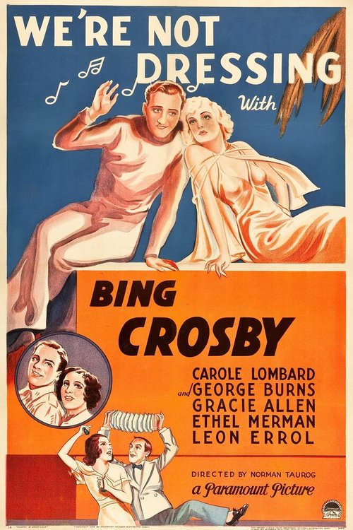 Обложка (Постер) Не одеваясь / We're Not Dressing (1934) SATRip Обложка (Постер) Не одеваясь / We're Not Dressing (1934) SATRip
