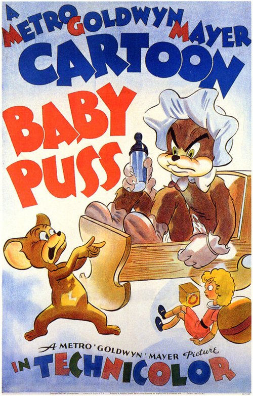 Обложка (Постер) Нелегко быть младенцем / Baby Puss (1943) Обложка (Постер) Нелегко быть младенцем / Baby Puss (1943)