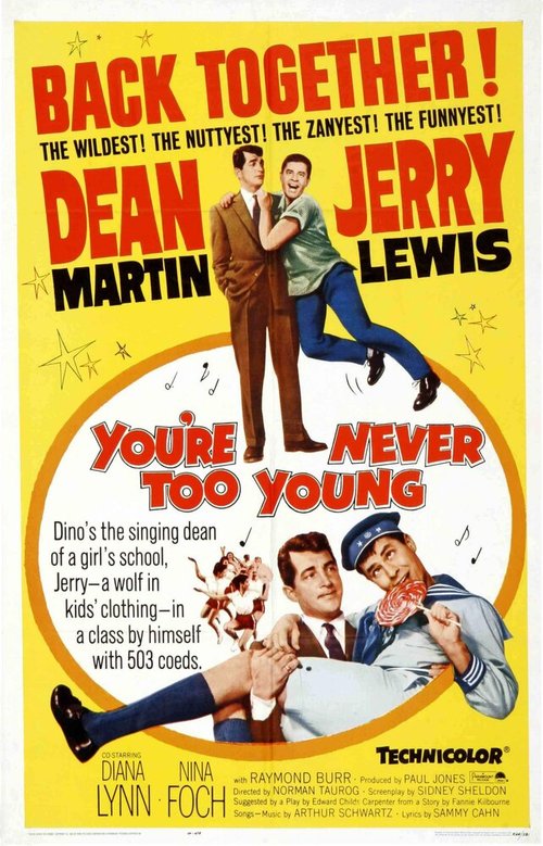 Обложка (Постер) Нельзя быть слишком молодым / You're Never Too Young (1955) SATRip Обложка (Постер) Нельзя быть слишком молодым / You're Never Too Young (1955) SATRip