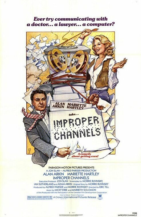 Обложка (Постер) Неподходящие каналы / Improper Channels (1981) SATRip Обложка (Постер) Неподходящие каналы / Improper Channels (1981) SATRip