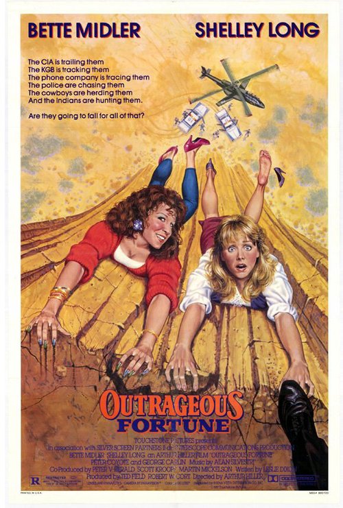 Обложка Неприличное везение / Outrageous Fortune (1987) 