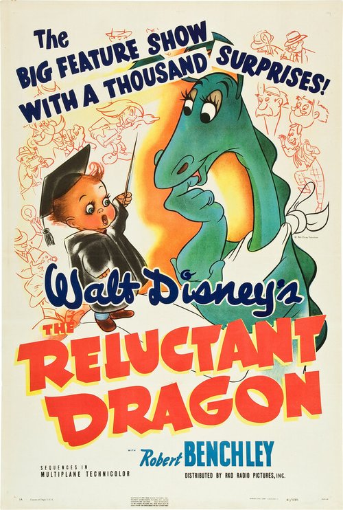 Обложка (Постер) Несговорчивый дракон / The Reluctant Dragon (1941) SATRip Обложка (Постер) Несговорчивый дракон / The Reluctant Dragon (1941) SATRip