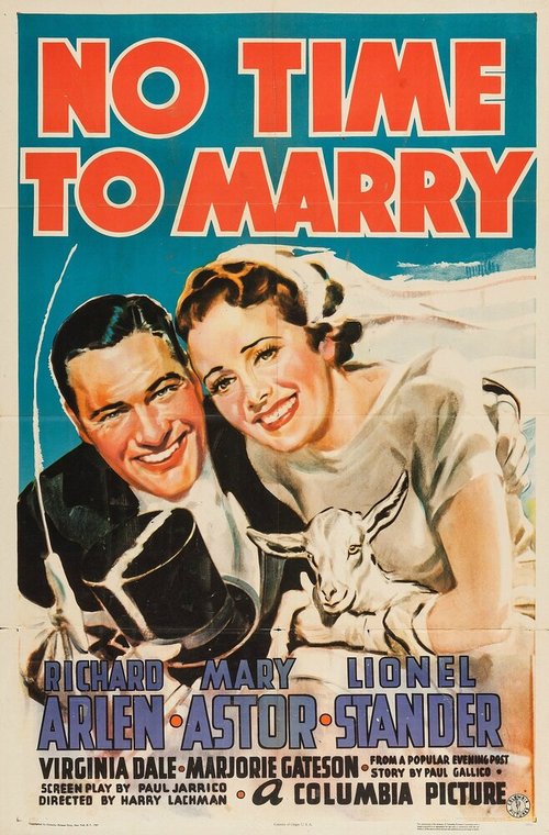 Обложка (Постер) Нет времени для замужества / No Time to Marry (1938) SATRip Обложка (Постер) Нет времени для замужества / No Time to Marry (1938) SATRip