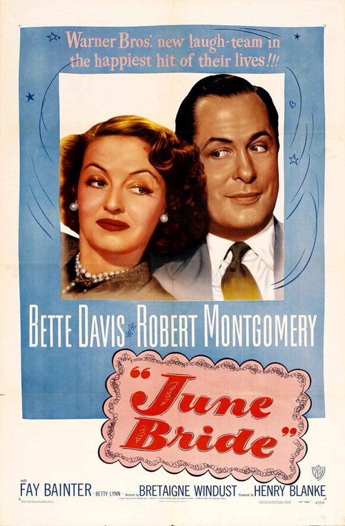 Обложка (Постер) Невеста июня / June Bride (1948) SATRip Обложка (Постер) Невеста июня / June Bride (1948) SATRip