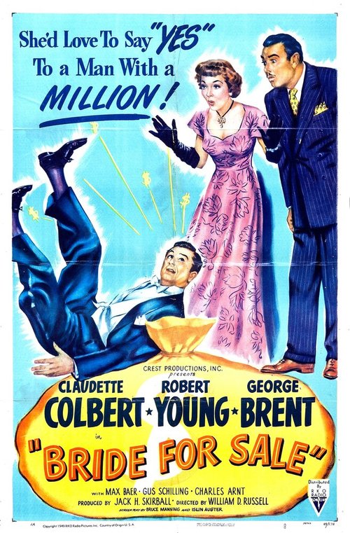 Обложка (Постер) Невеста на продажу / Bride for Sale (1949) SATRip