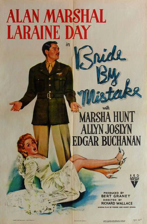 Обложка (Постер) Невеста по ошибке / Bride by Mistake (1944) SATRip Обложка (Постер) Невеста по ошибке / Bride by Mistake (1944) SATRip