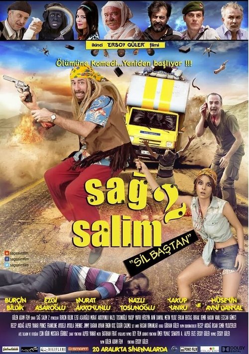 Обложка (Постер) Невредимый 2 / Sag Salim 2: Sil Bastan (2014) HDRip