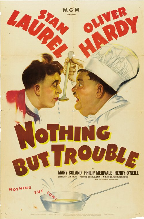 Обложка (Постер) Ничего, кроме проблемы / Nothing But Trouble (1944) SATRip