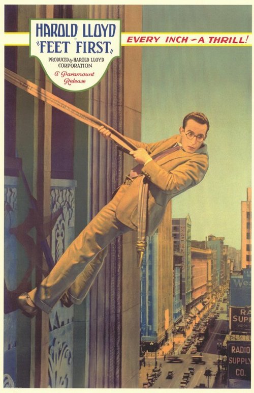 Обложка (Постер) Ногами вперед / Feet First (1930) SATRip