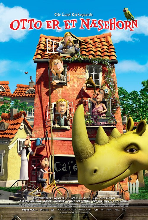 Обложка (Постер) Носорог Отто / Otto er et næsehorn (2013) HDRip Обложка (Постер) Носорог Отто / Otto er et næsehorn (2013) HDRip