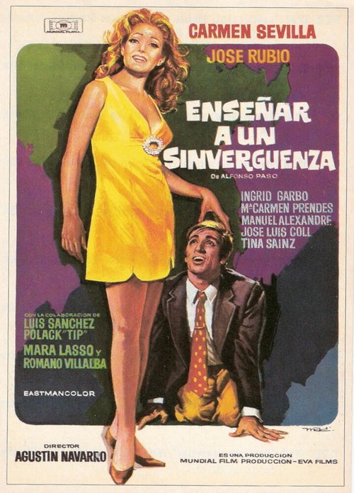 Обложка (Постер) Обучить мерзавца / Enseñar a un sinvergüenza (1970) SATRip Обложка (Постер) Обучить мерзавца / Enseñar a un sinvergüenza (1970) SATRip