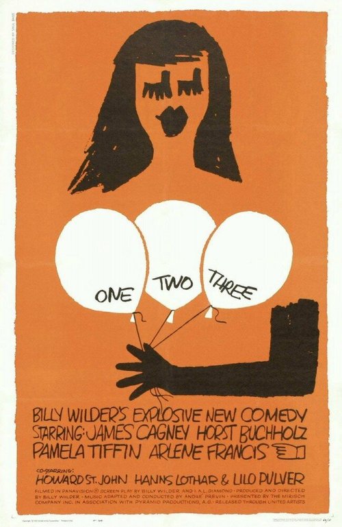 Обложка (Постер) Один, два, три / One, Two, Three (1961) SATRip Обложка (Постер) Один, два, три / One, Two, Three (1961) SATRip