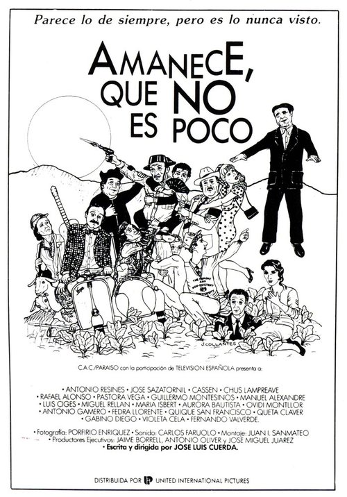 Обложка (Постер) Одного рассвета не достаточно / Amanece, que no es poco (1989) SATRip Обложка (Постер) Одного рассвета не достаточно / Amanece, que no es poco (1989) SATRip