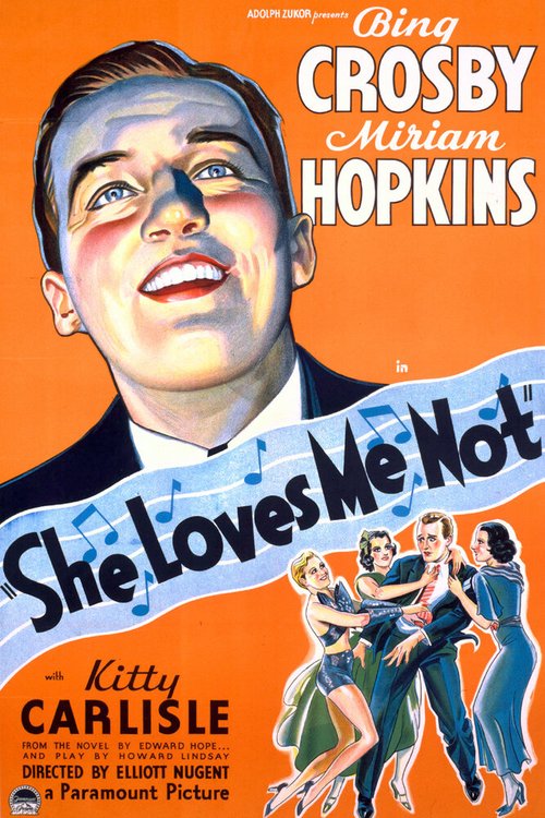 Обложка (Постер) Она меня не любит / She Loves Me Not (1934) SATRip Обложка (Постер) Она меня не любит / She Loves Me Not (1934) SATRip