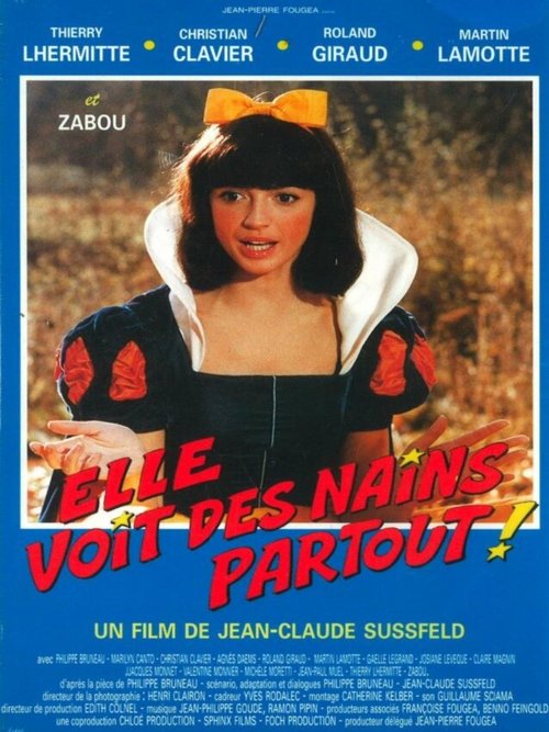 Обложка (Постер) Она видит карликов везде! / Elle voit des nains partout! (1981) SATRip