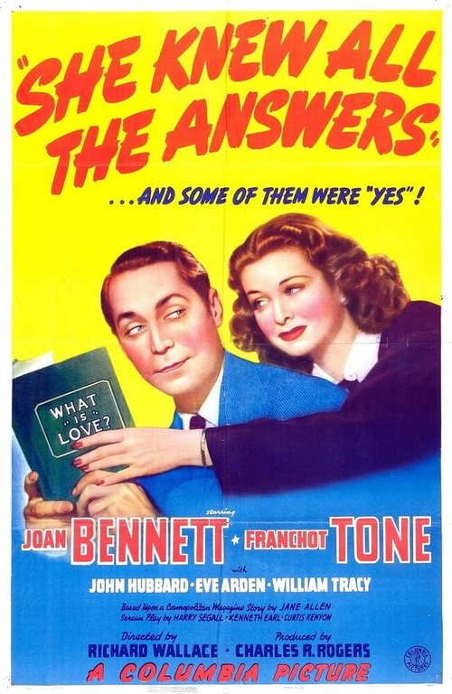 Обложка (Постер) Она знала все ответы / She Knew All the Answers (1941) SATRip Обложка (Постер) Она знала все ответы / She Knew All the Answers (1941) SATRip
