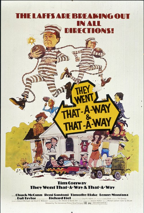 Обложка (Постер) Они побежали вот туда и вот туда / They Went That-A-Way & That-A-Way (1978) SATRip Обложка (Постер) Они побежали вот туда и вот туда / They Went That-A-Way & That-A-Way (1978) SATRip