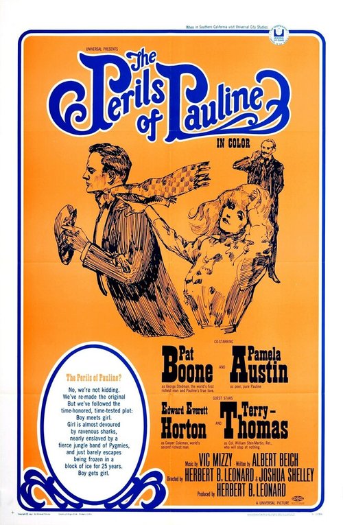 Обложка (Постер) Опасные похождения Полины / The Perils of Pauline (1967) SATRip Обложка (Постер) Опасные похождения Полины / The Perils of Pauline (1967) SATRip