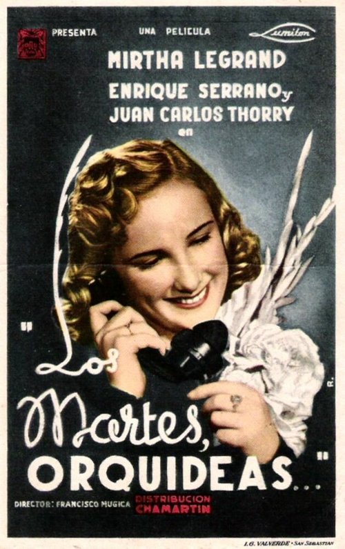 Обложка (Постер) Орхидеи по вторникам / Los martes orquídeas (1941) SATRip Обложка (Постер) Орхидеи по вторникам / Los martes orquídeas (1941) SATRip