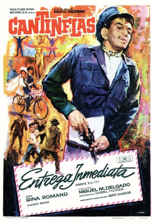 Обложка (Постер) Особая доставка / Agente XU 777 (1963) SATRip Обложка (Постер) Особая доставка / Agente XU 777 (1963) SATRip
