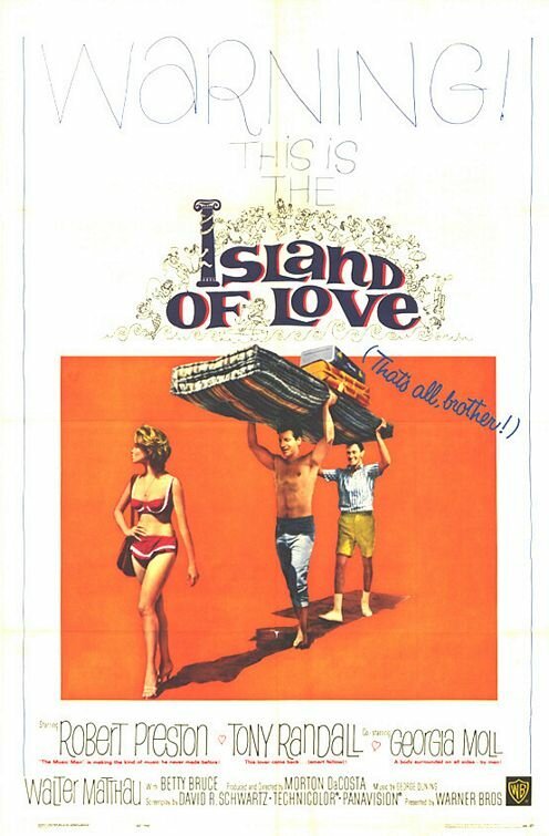 Обложка (Постер) Остров любви / Island of Love (1963) SATRip Обложка (Постер) Остров любви / Island of Love (1963) SATRip