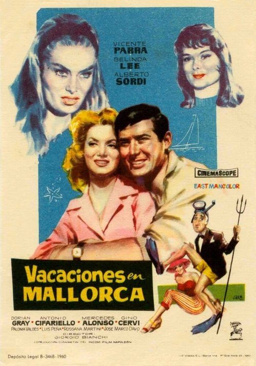 Обложка (Постер) Отпуск на Майорке / Brevi amori a Palma di Majorca (1959) SATRip Обложка (Постер) Отпуск на Майорке / Brevi amori a Palma di Majorca (1959) SATRip