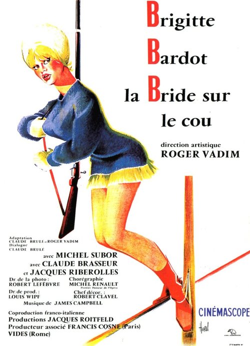 Обложка (Постер) Отпустив поводья / La bride sur le cou (1961) SATRip Обложка (Постер) Отпустив поводья / La bride sur le cou (1961) SATRip