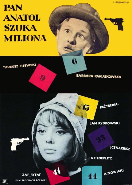 Обложка (Постер) Пан Анатоль ищет миллион / Pan Anatol szuka miliona (1958) SATRip