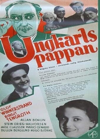 Обложка (Постер) Папа-холостяк / Ungkarlspappan (1935) SATRip