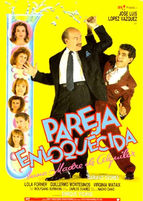 Обложка Pareja enloquecida busca madre de alquiler (1990) 