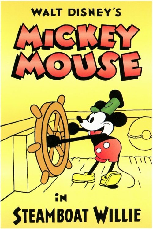 Обложка (Постер) Пароход Уилли / Steamboat Willie (1928) 