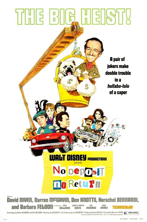 Обложка (Постер) Пасхальные каникулы / No Deposit, No Return (1976) SATRip Обложка (Постер) Пасхальные каникулы / No Deposit, No Return (1976) SATRip