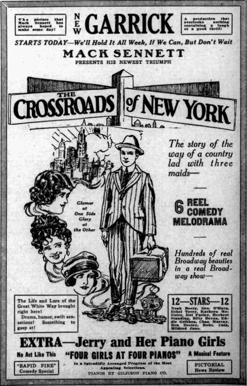 Обложка (Постер) Перекрёстки Нью-Йорка / The Crossroads of New York (1922) SATRip Обложка (Постер) Перекрёстки Нью-Йорка / The Crossroads of New York (1922) SATRip