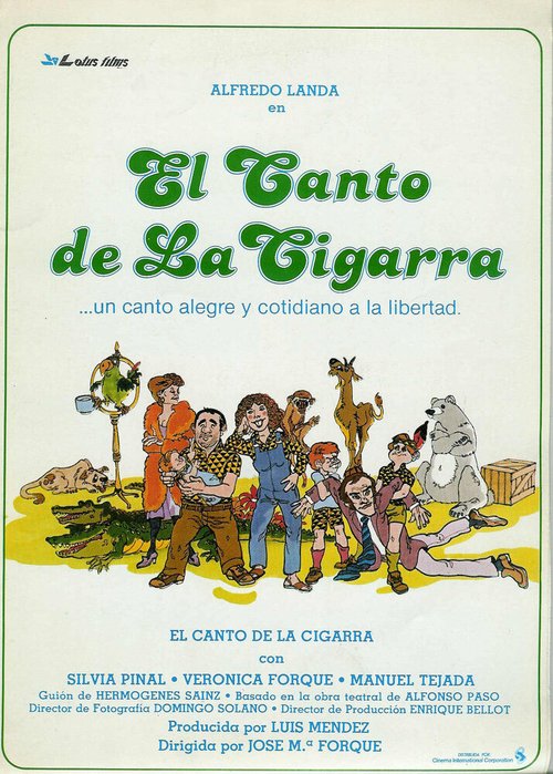 Обложка (Постер) Песня цикады / El canto de la cigarra (1980) Обложка (Постер) Песня цикады / El canto de la cigarra (1980)