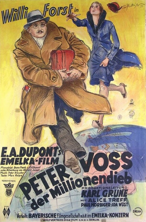 Обложка (Постер) Петер Фосс, который украл миллионы / Peter Voss, der Millionendieb (1932) SATRip Обложка (Постер) Петер Фосс, который украл миллионы / Peter Voss, der Millionendieb (1932) SATRip