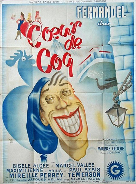 Обложка (Постер) Петушиное сердце / Coeur de coq (1946) SATRip Обложка (Постер) Петушиное сердце / Coeur de coq (1946) SATRip