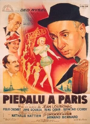 Обложка (Постер) Piédalu à Paris (1951) SATRip Обложка (Постер) Piédalu à Paris (1951) SATRip