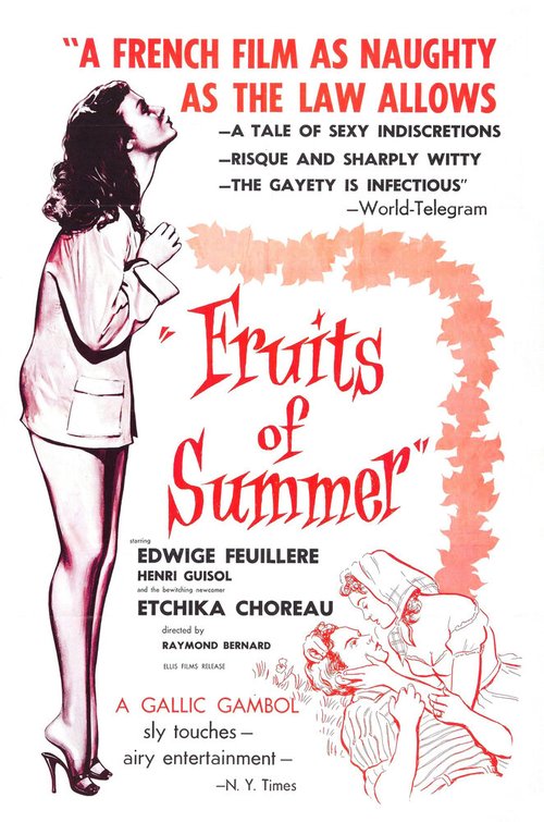 Обложка (Постер) Плоды лета / Les fruits de l'été (1955) SATRip Обложка (Постер) Плоды лета / Les fruits de l'été (1955) SATRip