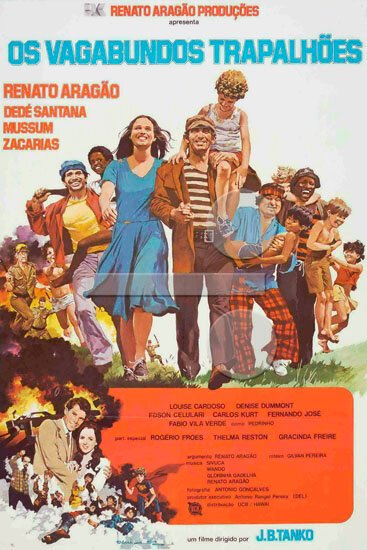 Обложка (Постер) Плохие работники / Os Vagabundos Trapalhões (1982) SATRip